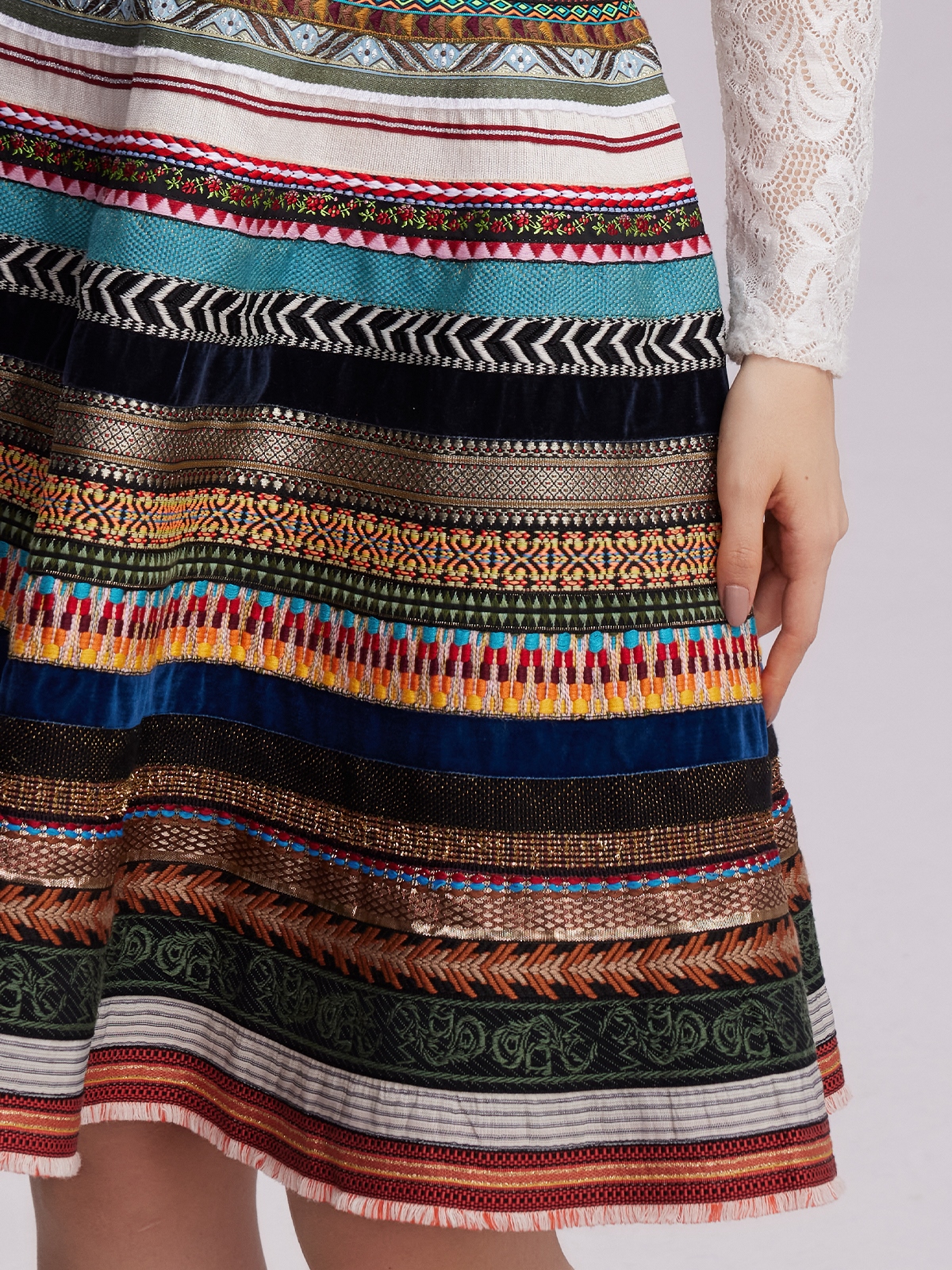 Günstige Midi Dirndl in Braun