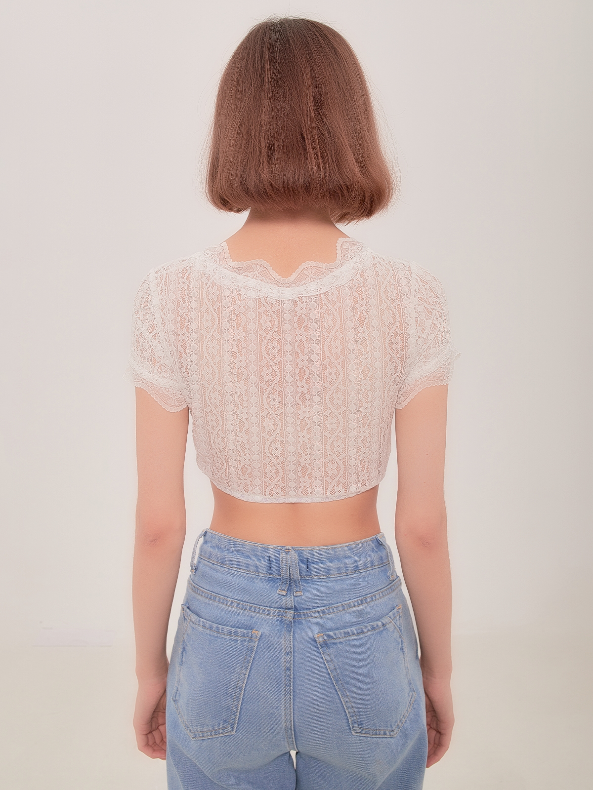 Weiße Dirndlbluse